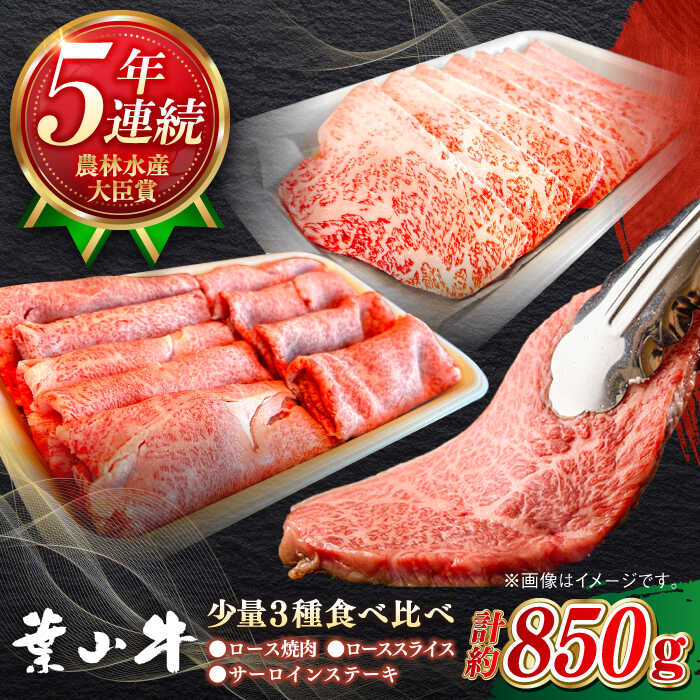 【ふるさと納税】葉山牛 少量3種食べ比べセット(ロース・ローススライス・サーロインステーキ)／牛肉 肉 焼肉 神奈川県 葉山町【葉山牛ステーキレストラン 角車】[ASBD019]