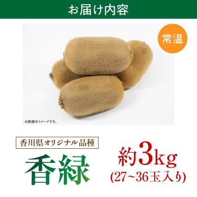 ふるさと納税 三木町 香緑(こうりょく)キウイ　約3kg |  | 01