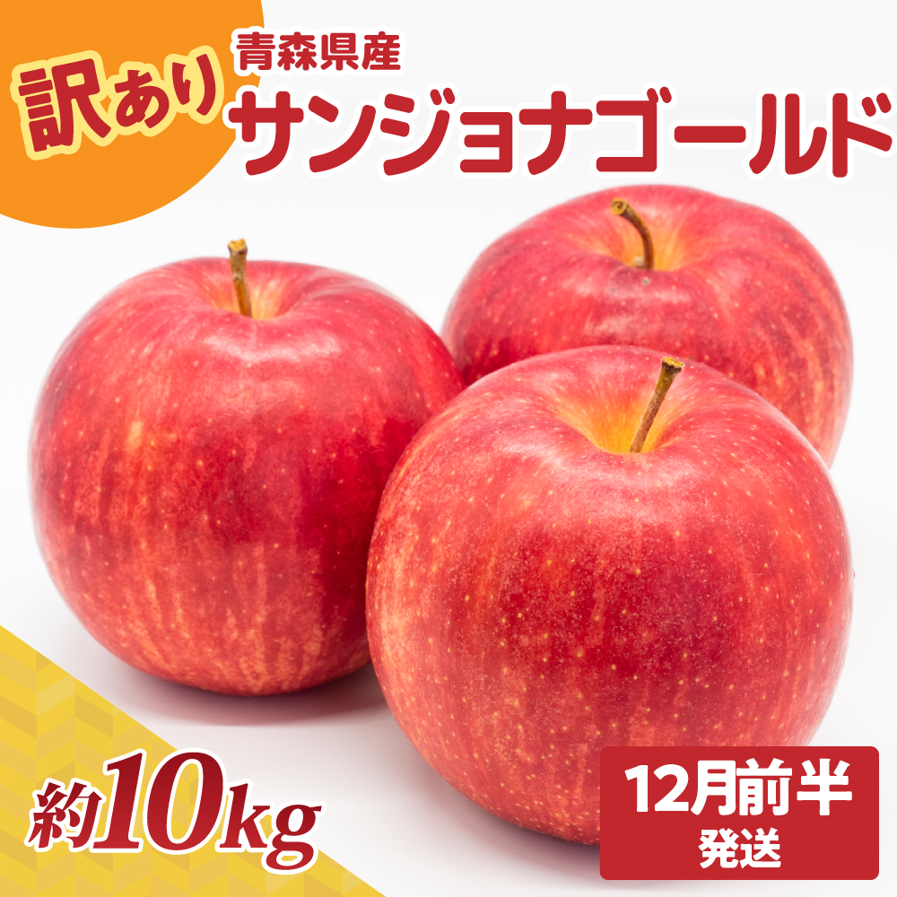 【2025年12月前半発送】青森県産『訳あり』サンジョナゴールド約10㎏