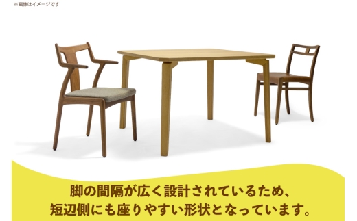 テーブル あり角テーブル オーク W1500 [テーブル工房kiki 徳島県 北島町 29ah0101] 家具 インテリア 木製 木製テーブル ダイニングテーブル あり角 頑丈 天然 手作り デスク 