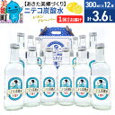 【ふるさと納税】＜お中元 ギフト＞ニテコ炭酸水 レモンフレーバー 300ml×12本セット「水の郷」の炭酸水 ご当地炭酸水