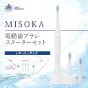 【ふるさと納税】MISOKA電動歯ブラシスターターセット！レギュラーサイズ(本体×1、充電器×1、替ブラシ×3本)電動ハブラシ 歯磨き はみがき ふつう 職人品質 シンプル デンタルケア 誕生日プレゼント ギフト 贈り物 贈答【m06-14】【株式会社夢職人】