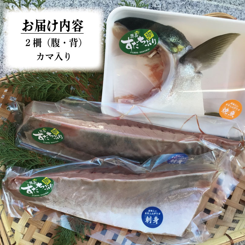 すだちぶり 2柵 カマ入り 10月から11月末まで発送 すだち ぶり 鰤 刺身 ぶりしゃぶ 切り身 さしみ カマ ぶりかま ご飯 米 こめ 丼 柑橘 塩 焼き ブランド 鮮度 新鮮 下処理済み 簡単 