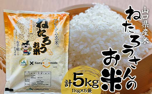 
            ねたろうさんのお米（金のいぶき玄米） 5kg 玄米 金のいぶき ご当地 グルメ 食品 F6L-1064
          