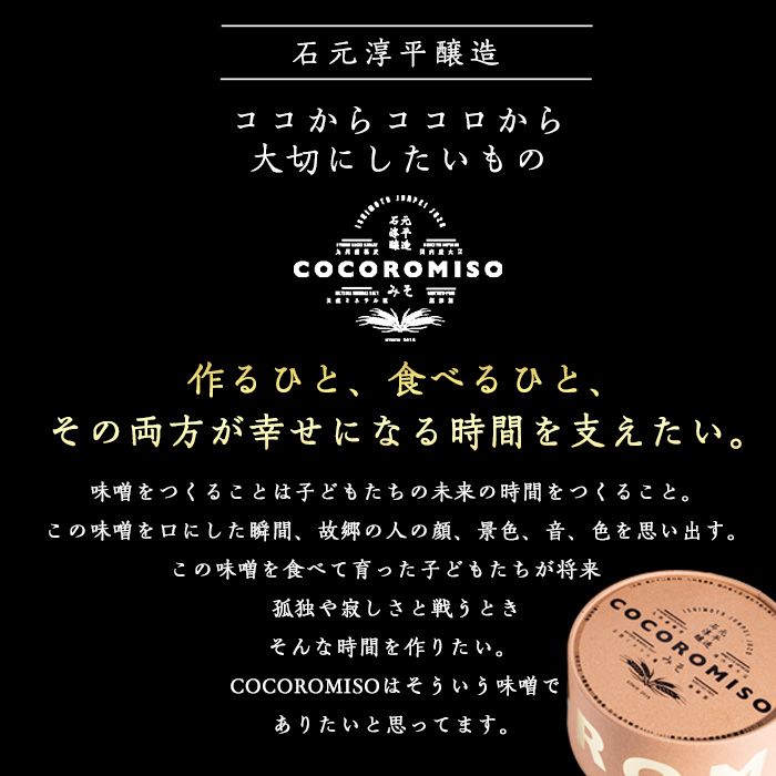 未来を紡ぐ味噌　3kg入り【石元淳平醸造】_cocoro-6038