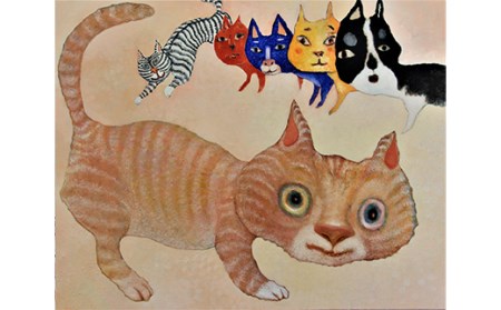 アーティストが『愛しいペットのポートレート』描きます 6号サイズ 410×318mm (縦横対応）