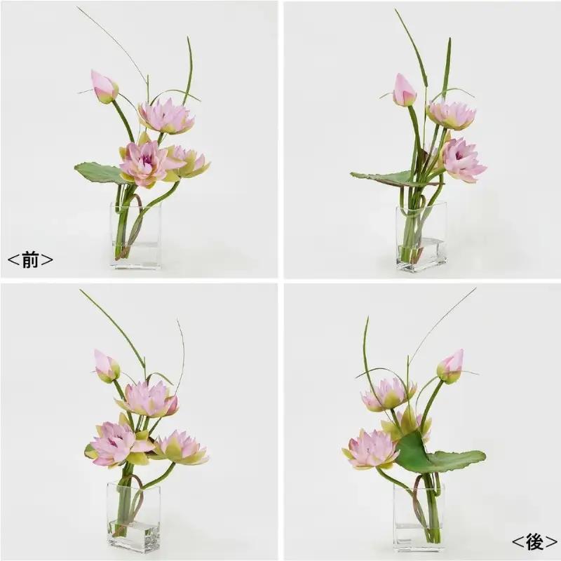 エミリオ・ロバ アートフラワー ロータス 蓮 ハス ピンク4L 造花 インテリア ギフト