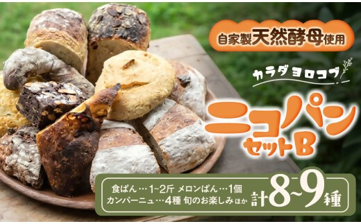 NP-02　カラダヨロコブ天然酵母のニコパンセットB
