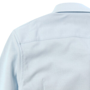 DJS-002 decollouomo メンズドレスシャツ長袖（生地／コンコルド）サックスブルー／Sサイズ