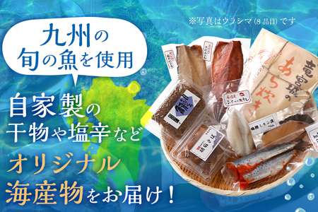 【ふるさと納税】 海鮮グルメ セット タロウ 6品目 魚介類 惣菜 加工品 おかず おつまみ 冷凍 詰め合わせ 簡単調理 魚 ふぐの一夜干し ごまさば イワシ明太 サバみりん 塩サバ あら炊き