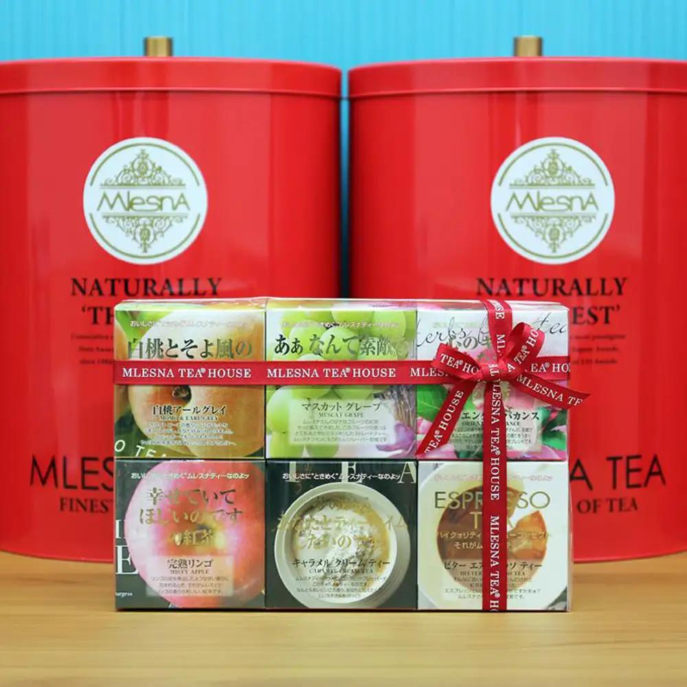 ムレスナティー 紅茶 人気のロングセラーフレーバー。CUBE BOX 6個セット｜野洲市  フレーバーティー ギフト 紅茶専門店 フレーバー セット CUBE BOX  プチ贅沢 ティータイム リラッ