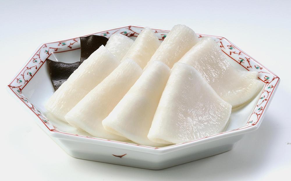 【11月16日～12月末出荷期間限定】爽やか甘酢風味　南砺市産白蕪で作る「千枚漬け　縁-ゆかり-」130g×3個