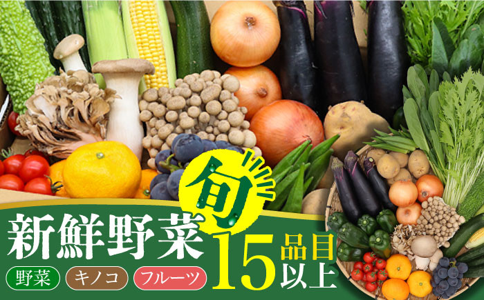 
            野菜・フルーツ・キノコ詰め合わせ 15品目以上 / 野菜 やさい フルーツ ふるーつ 果物 くだもの きのこ キノコ 詰め合わせ セット / 南島原市 / 吉岡青果 [SCZ001]
          
