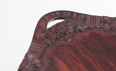 軽井沢彫り　大坂屋家具店　ティーテーブル	