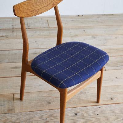 ふるさと納税 富田林市 Cordial Dining Chair BRフレーム リボン ネイビー【SWOF】 |  | 01