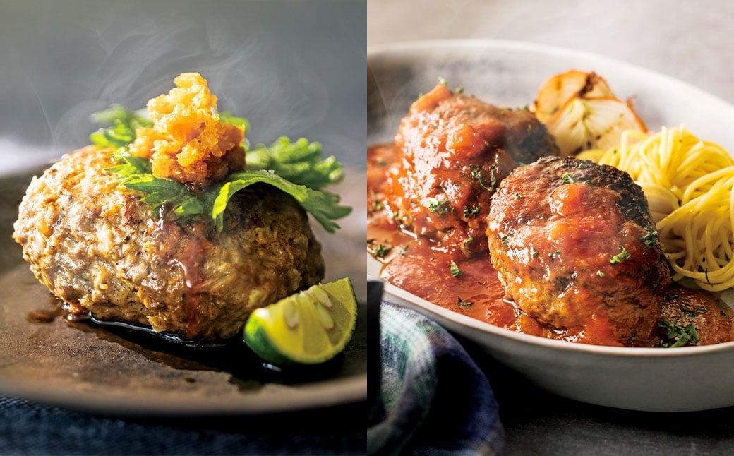 鹿児島黒牛×黒豚 黒黒生ハンバーグ6個セット