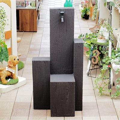ふるさと納税 朝倉市 枕木風　軽量台(蛇口飾り付き)