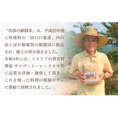 ふるさと納税 玖珠町 令和7年 玖珠の献穀米 5kg × 3回 毎月 定期便 米 ひとめぼれ 玖珠町 こめ |  | 01