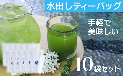 
            宮崎日本茶専門店 特撰水出し茶ティーバッグ（5g×20p/1本）計10本 お茶 緑茶 ギフト お取り寄せ【E227-2509】
          