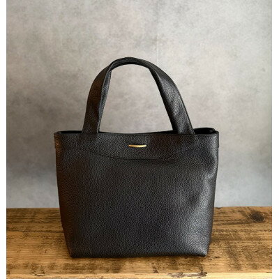 【ふるさと納税】Coquette イタリアンレザー・日本製/ミニトートバッグ(ブラック)【1635424】