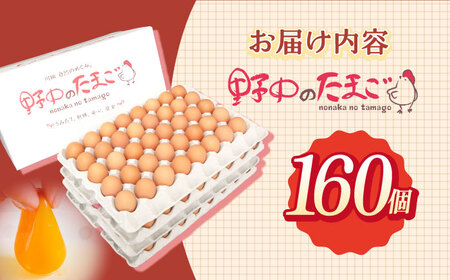 野中のたまご  160個 / 川棚町たまご 長崎県産たまご 九州産たまご 国産たまご 鮮度 高品質たまご たまご 小分けたまご たまご焼き たまご焼き パックたまご 高評価たまご 美味しいたまご 絶品