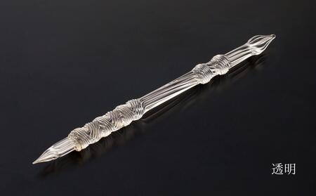 【ガラスペン】オリジナルひねり 軸径10mm (カラー：透明)_0162-004-T05-1