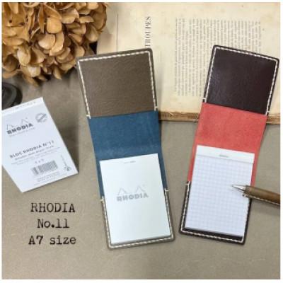 ふるさと納税 宇部市 【革小物one】rhodia cover(ロディアカバー)レッド |  | 02