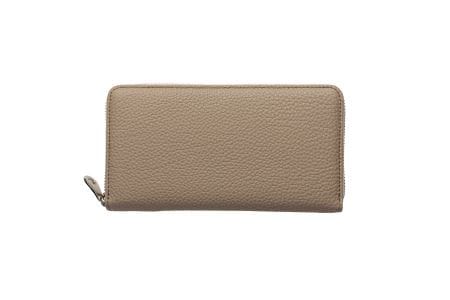 豊岡財布 ラウンドファスナー長財布 ドイツシュリンク ライトグレー