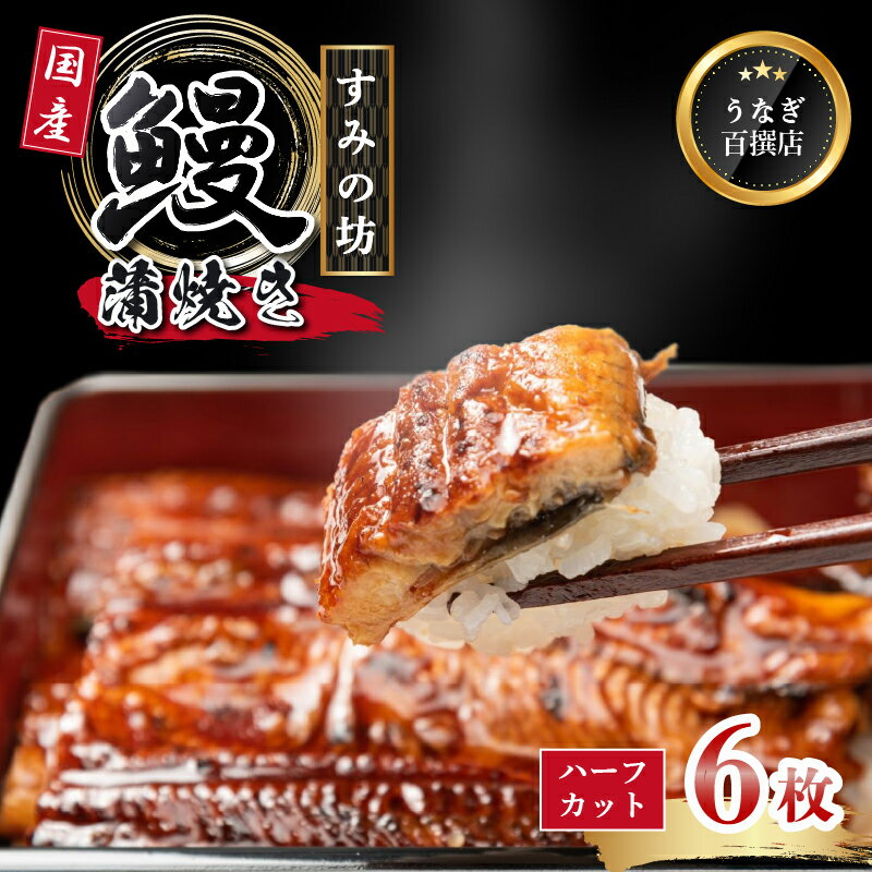 【ふるさと納税】 鰻蒲焼 ハーフサイズ6枚 すみの坊 秘伝のタレ 手焼き 真空パック こだわりの 富士山湧水 ウナギ 土用丑の日 三島 うなぎ 晩ごはん 家族 惣菜