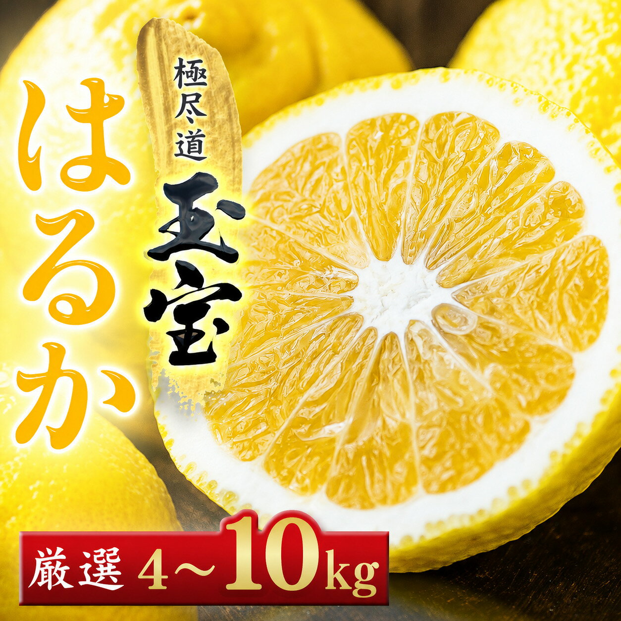 【ふるさと納税】【先行受付】【愛媛名産】玉宝はるか 4kg /5kg /10kg_ はるか ハルカ 玉宝はるか 愛媛はるか 玉宝 みかん 愛媛のみかん サイズ混合 柑橘 希少 ニューサマーオレンジ 果物 フルーツ 美味しい 濃厚 さわやか 甘い 愛媛 愛媛県 八幡浜市 【G1511256】 YWTY044