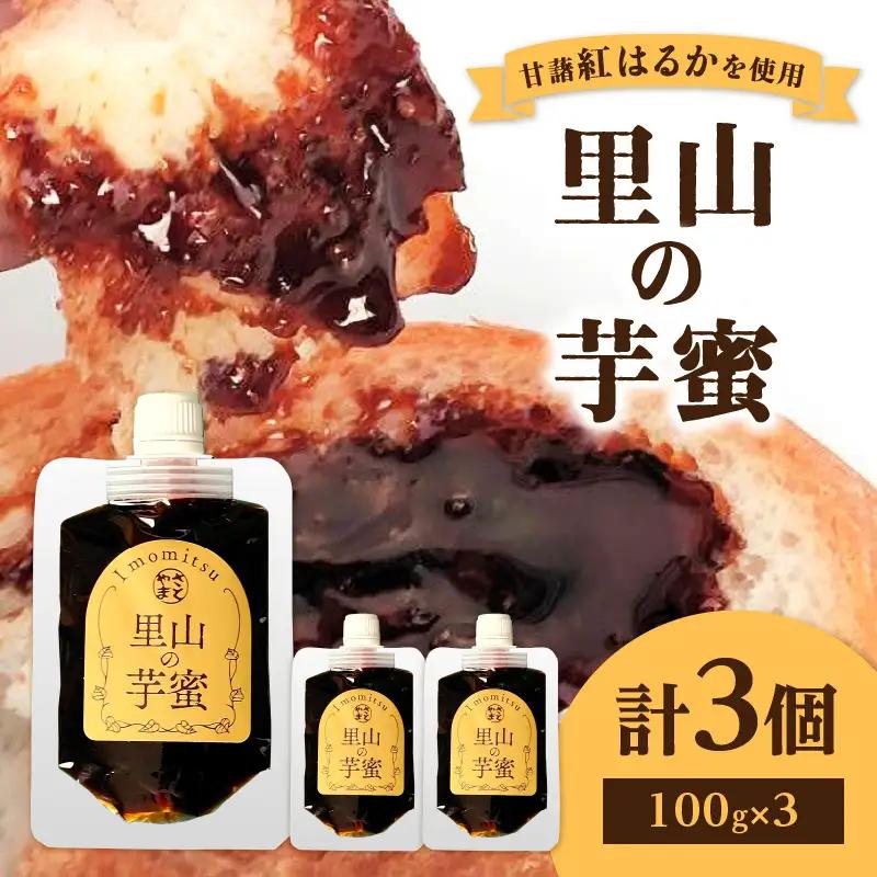 熟成焼芋の蜜を絞り出した天然100％のシロップ 里山の芋蜜 100g×3個 K10029