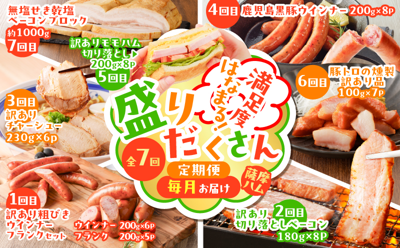 【全7回】盛りだくさん定期便（毎月お届け）　K161-T07m