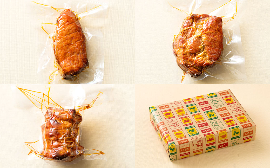 【全3回定期便】自家製焼豚 400g×3個セット