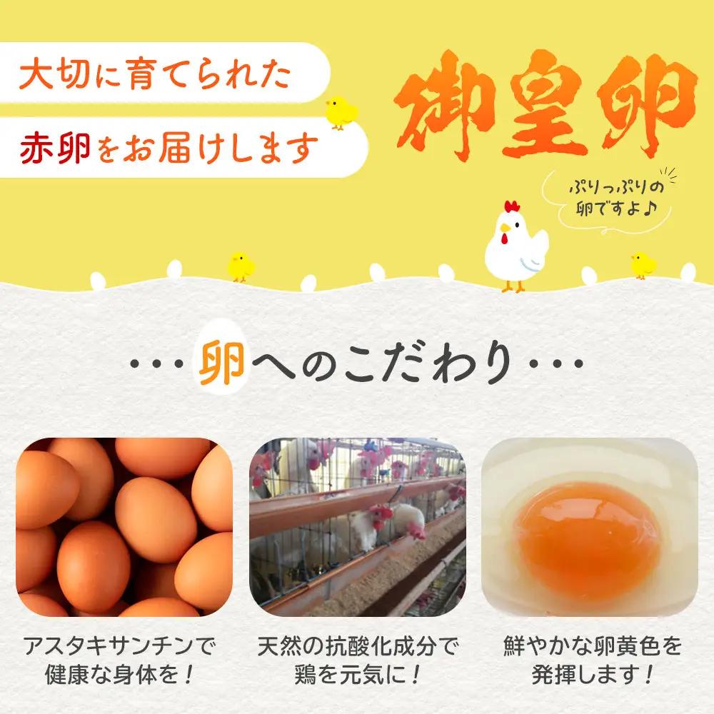 おおえだファーム アスタキサンチン卵（赤）Lサイズ 30個入り 卵
