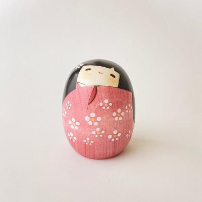 ふるさと納税 榛東村 しあわせ　ピンク　大(1体)