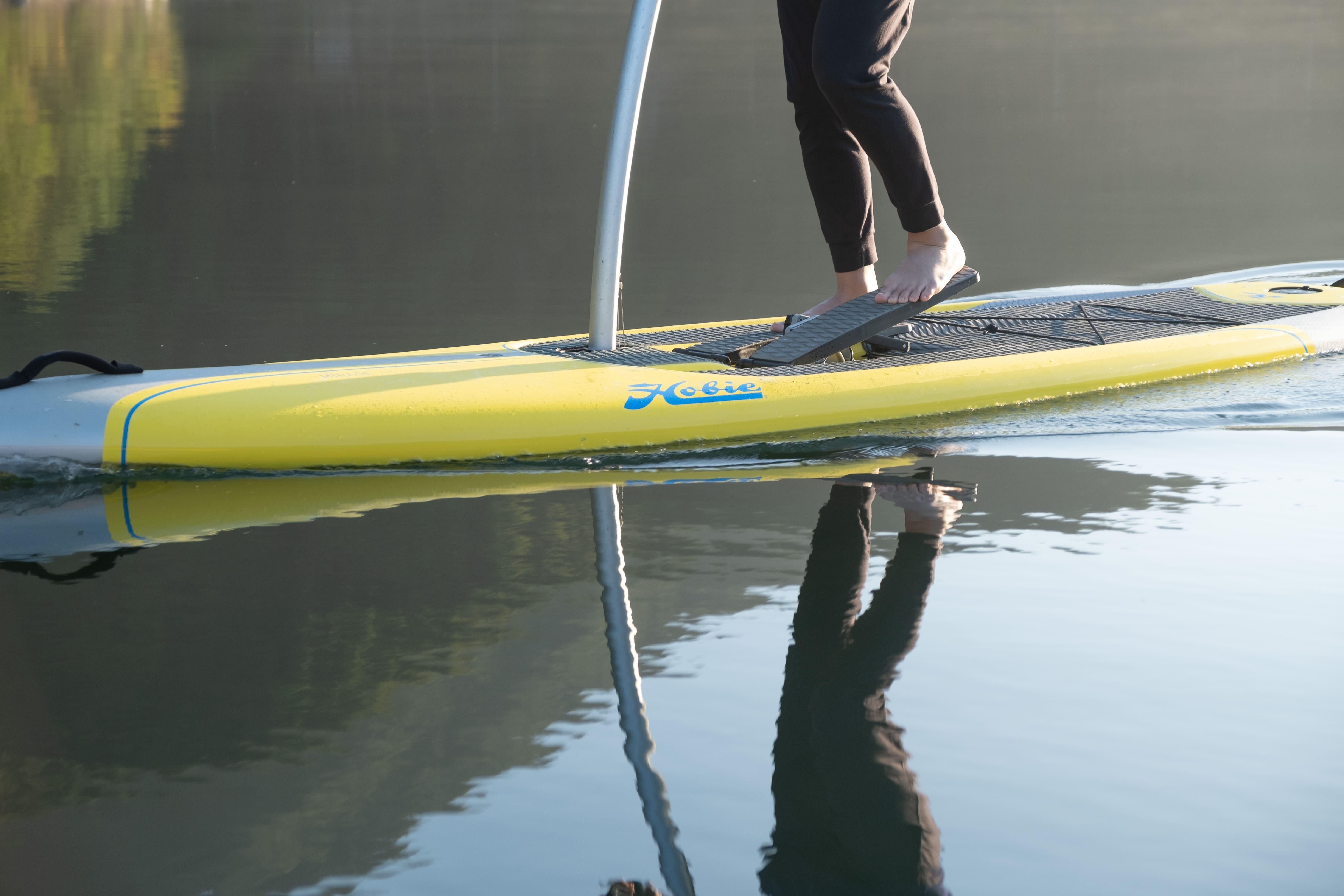 【HOBIEカヤック】カリフォルニア生まれの新感覚ミズアソビ体験 MIRAGE ECLIPSE(1人乗り足漕ぎSUP)