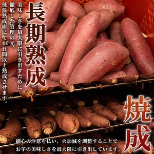 n418 <期間限定!>「鹿児島県産紅はるか」と「種子島産安納芋」冷凍焼き芋のセット(計3kg) 国産 さつまいも さつま芋 安納芋 安納いも サツマイモ べにはるか おやつ スイーツ 【ファーム工房