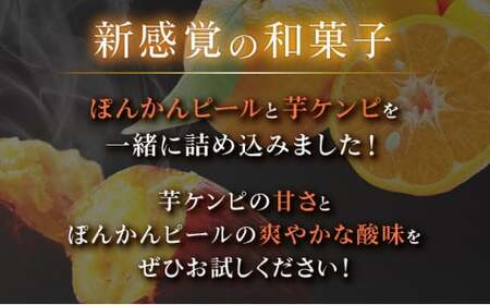 ぽんかんケンピ 3袋セット おやつ 国産 東洋町産 新食感 オレンジ ピール 芋けんぴ ケンピ けんぴ 高知県 東洋町 四国 お取り寄せ 送料無料 ご当地　F135 [F-11] 【株式会社フクチャン