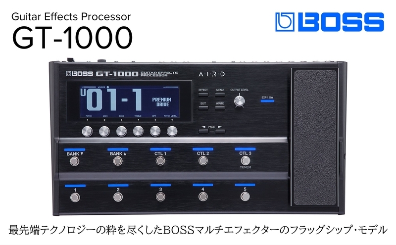 【BOSS】ギターエフェクトプロセッサー/GT-1000【配送不可：