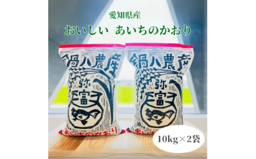 愛知県弥富市産のお米『あいちのかおり』(精米)10kg2袋【1211669】