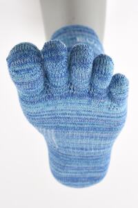 R×L（アールエル）EVO-FL ランニングソックス ロング（5本指）ブラウン Lサイズ