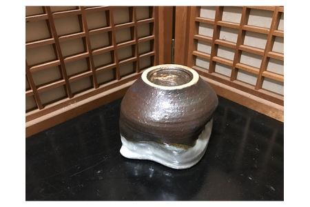 No.025 桜藁灰酒器セット　片口酒器1個　ぐい呑2個