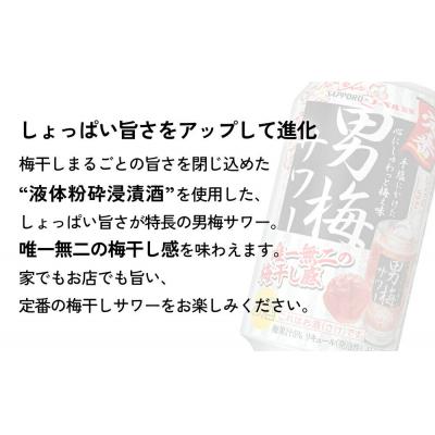 ふるさと納税 名取市 サッポロ 男梅サワー 350ml×24缶×9回|21_yny-010109a |  | 01