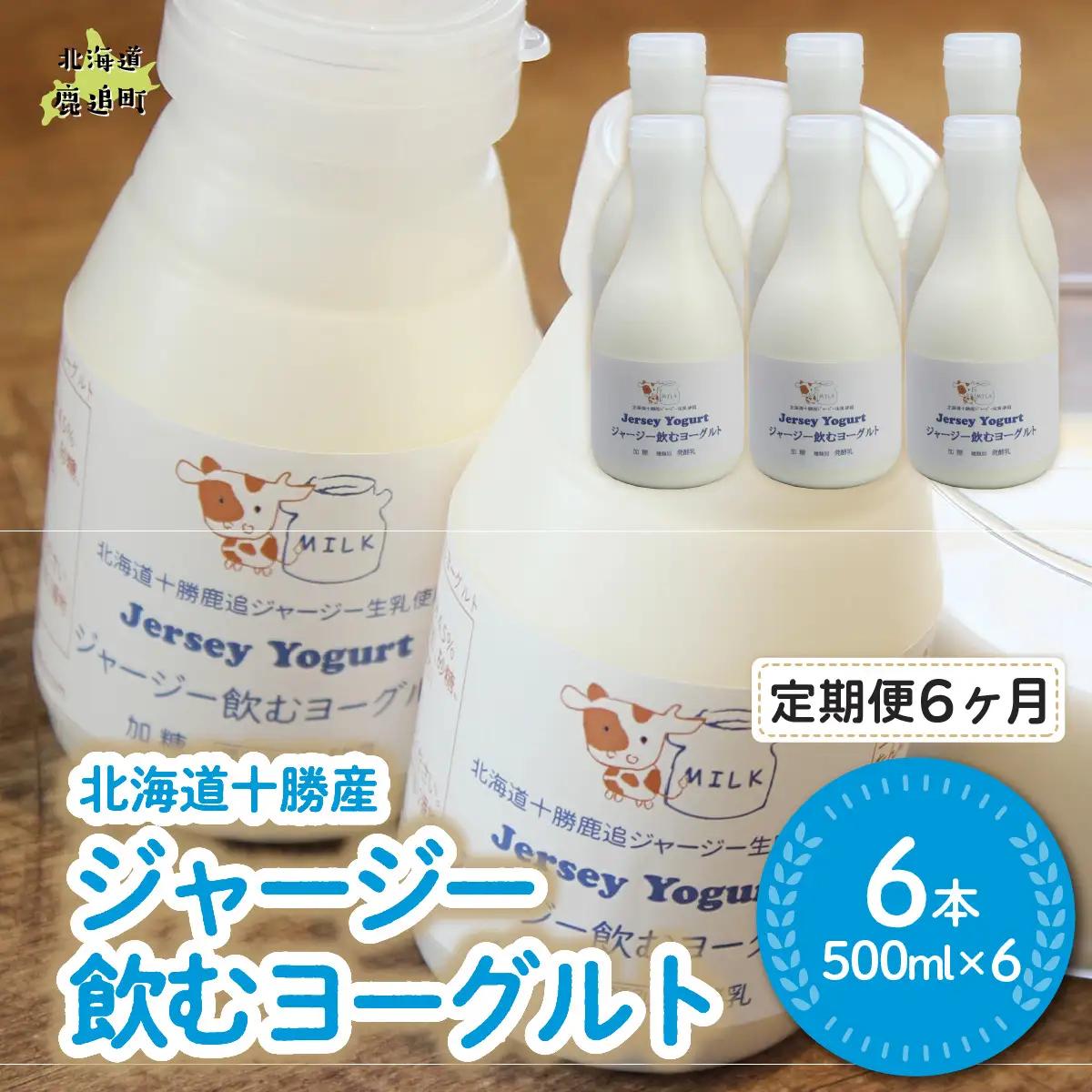 【定期6ヶ月】ジャージー飲むヨーグルト 500ml ×6 SKM032