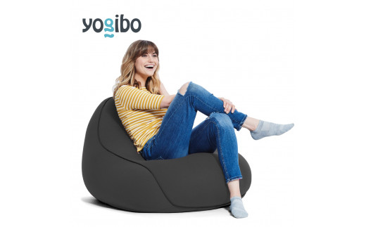 M350-3　Yogibo Lounger(ヨギボー ラウンジャー)ダークグレー 2週間程度で発送