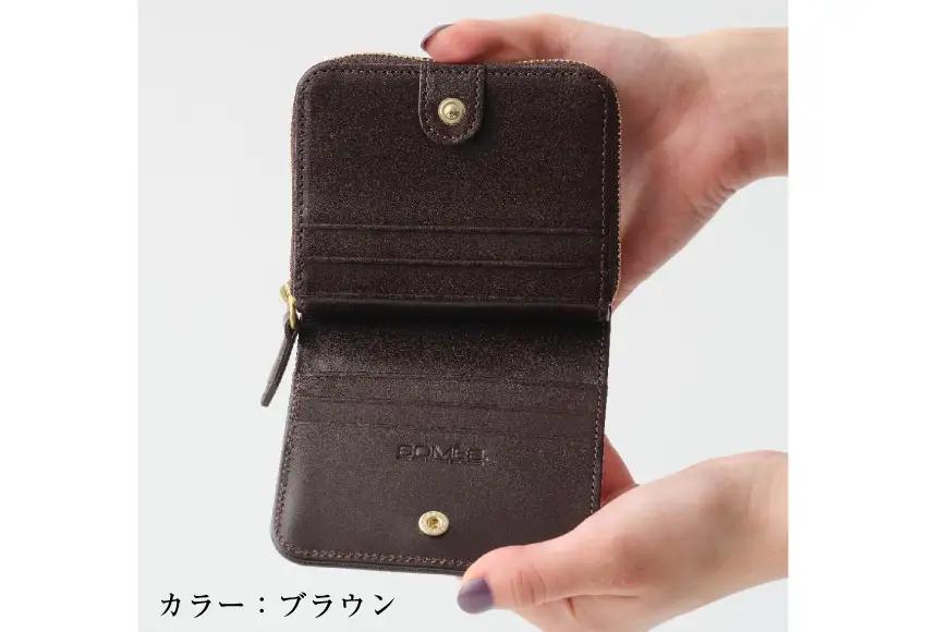 SOMES 財布 PT-85 二つ折り財布 ネイビー
