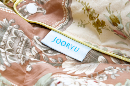 【LT JOORYU 上峰町限定品】フランスベッド 羽毛布団【サイズ：ダブル / 色：ピンク】Q-395