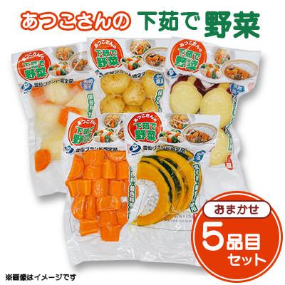 ふるさと納税 雲仙市 【雲仙みずほの郷】あつ子さんの5品目セット下茹で野菜