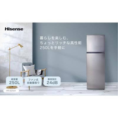 ふるさと納税 川崎市 Hisense【標準設置費込み】 250L 2ドア ファン式 冷蔵庫 HR-B2501 シルバー |  | 02