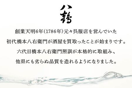 八戸酒類 八鶴 大吟醸 720ml 青森県 八戸市